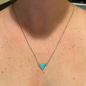 BLUE MARBLE NECKLACE